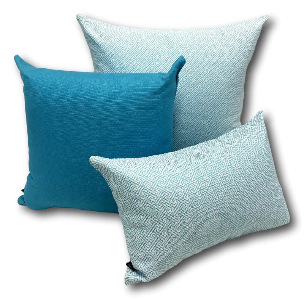Quay in Aqua - Tropique Cushions