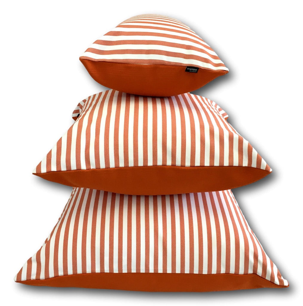 Cove in Papaya - Tropique Cushions