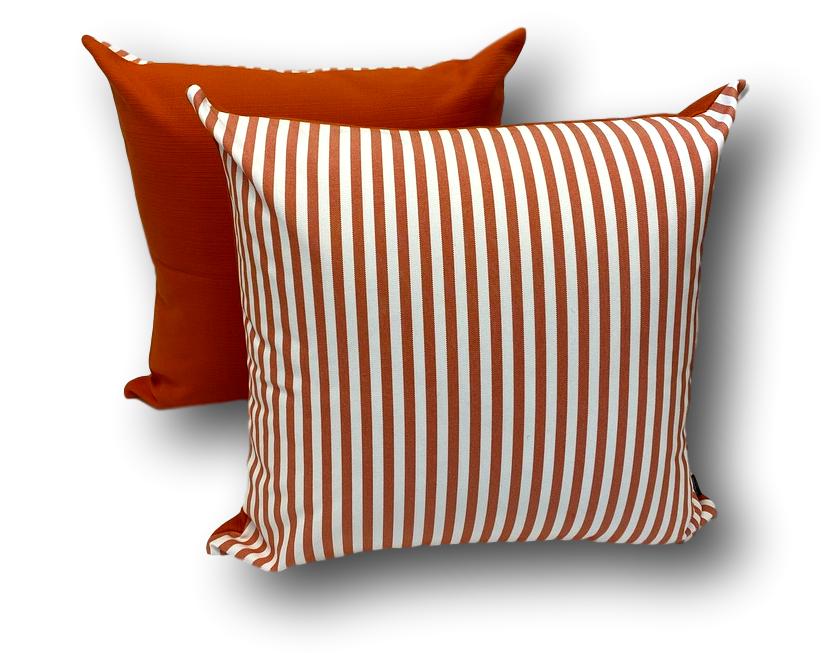 Cove in Papaya - Tropique Cushions