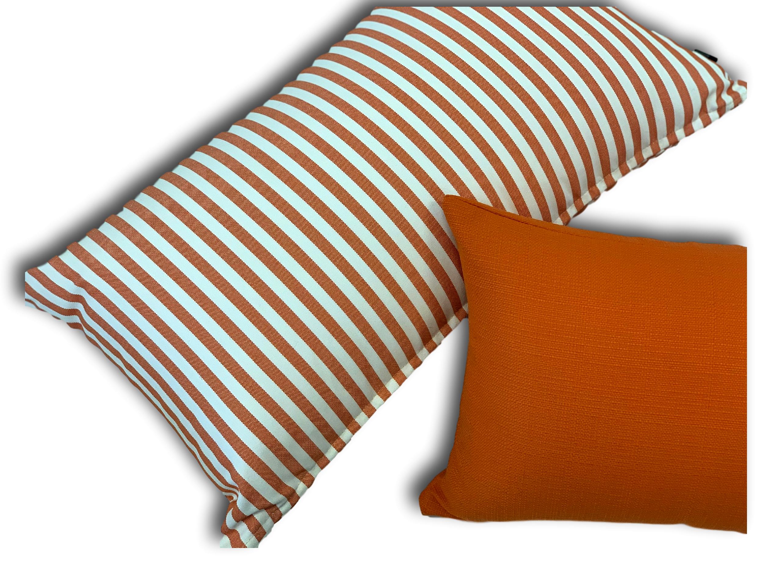 Cove in Papaya - Tropique Cushions