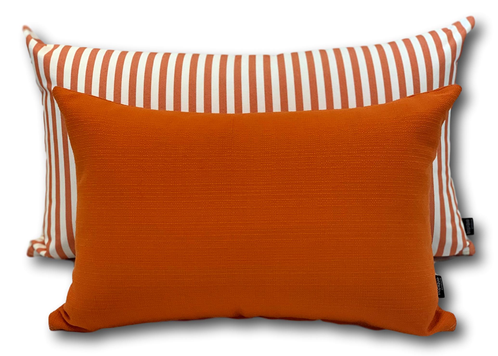 Cove in Papaya - Tropique Cushions