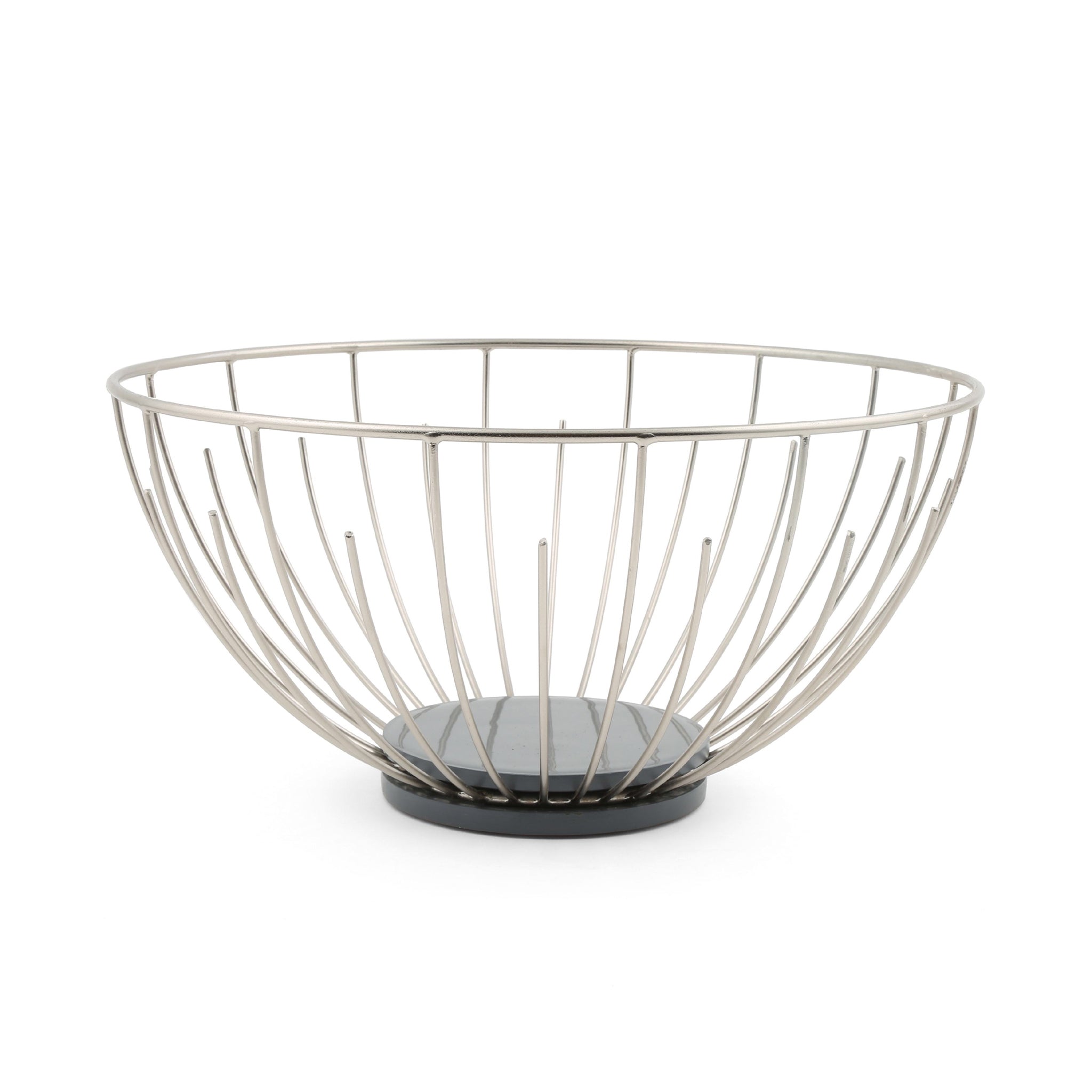 Grey Wood & Wire Bowl - Tropique Cushions
