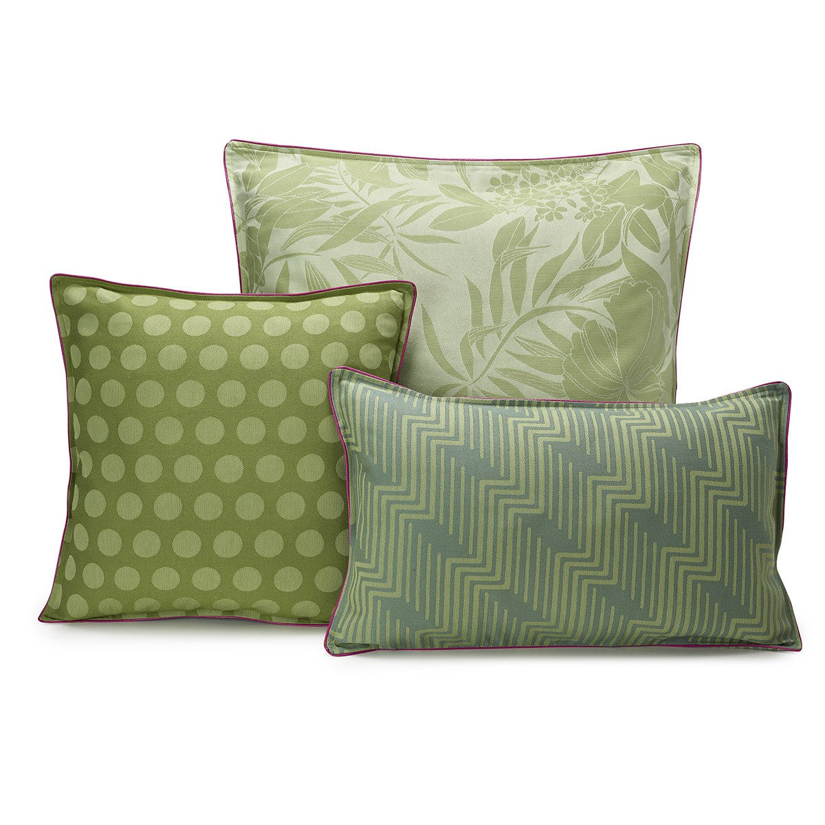 Le Jacquard Français Urbaine Cushion Cover - Jacaranda - Tropique Cushions