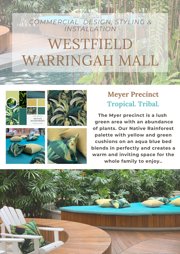 Commercial design, styling & installation Westfield Warringah Mall SS 2020