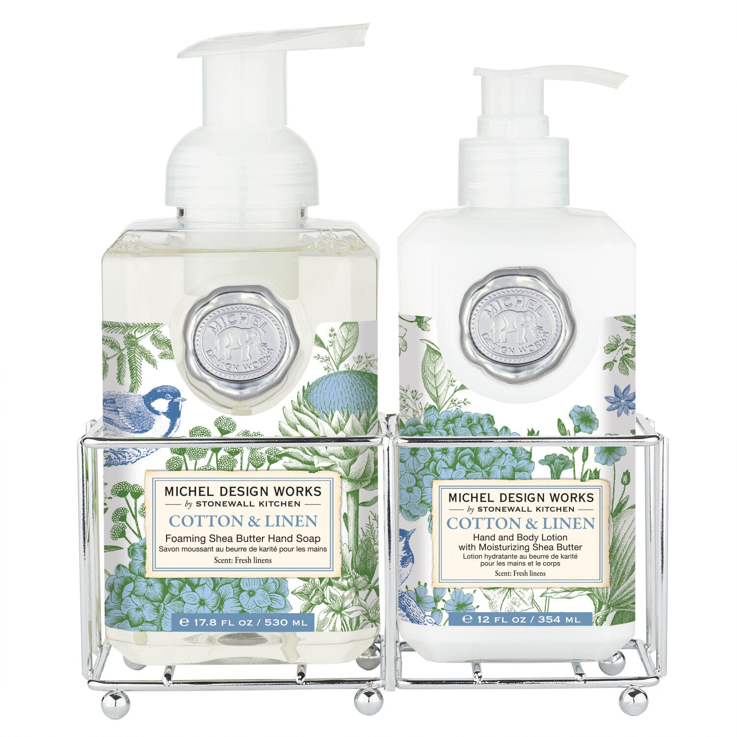 Foaming Soap Cotton Linen Caddy