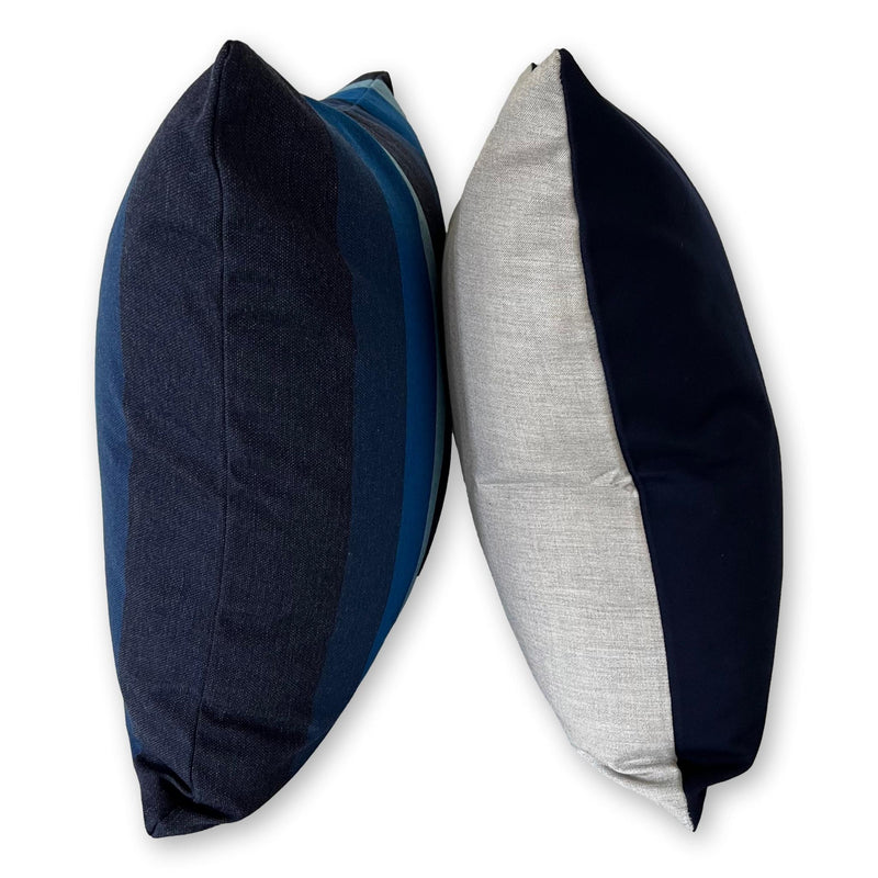 Sunbrella Canvas Navy Set of 2