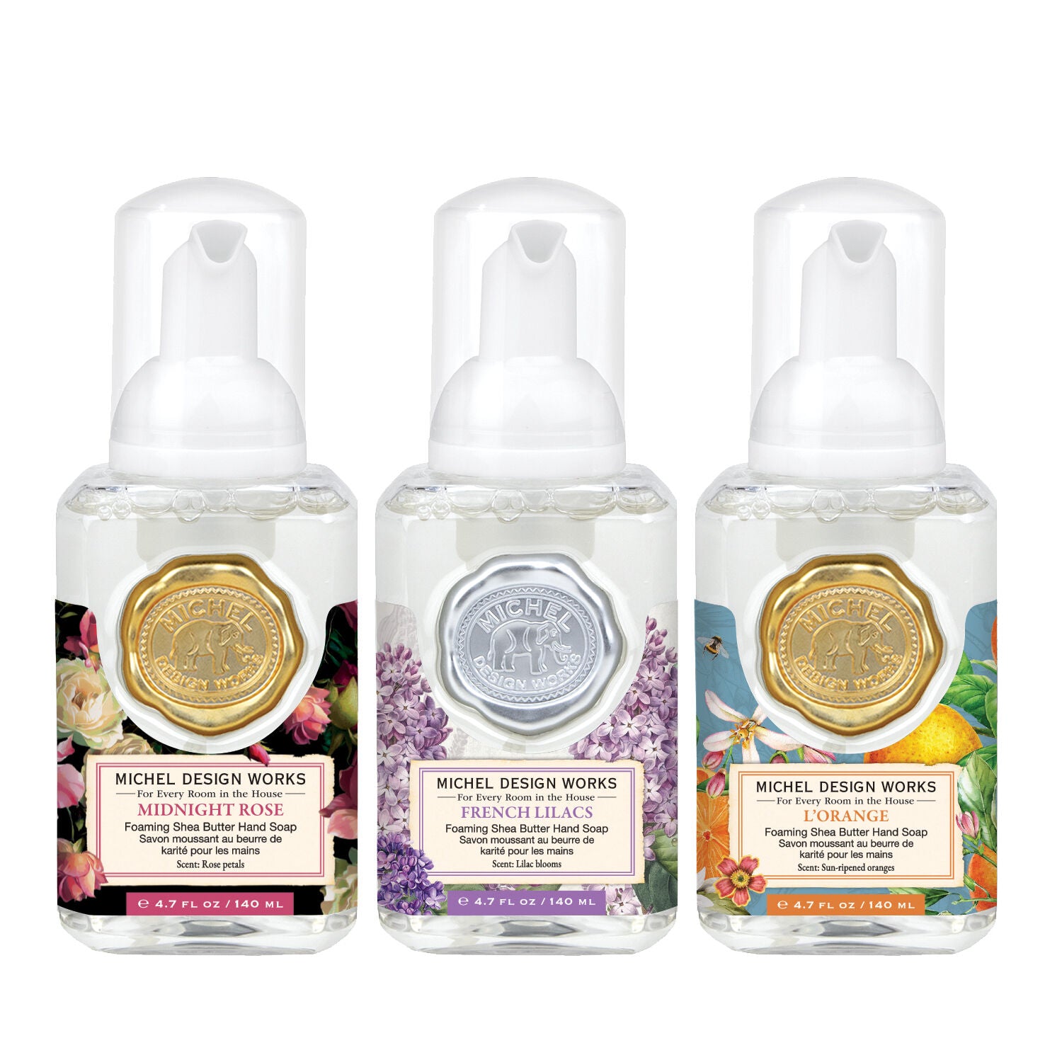 Foaming Hand Soap Trio Minis in Palm Breeze & Beach