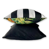 Palmiers Midnight with Cabana Stripe 2 Set