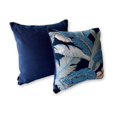 Aloha Palm in Sky Blue Set of 2