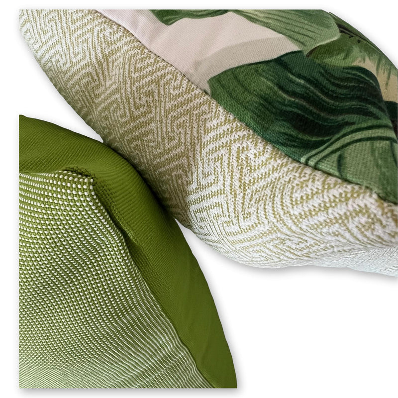 Palmiers Quay in Verde Lumbar Set