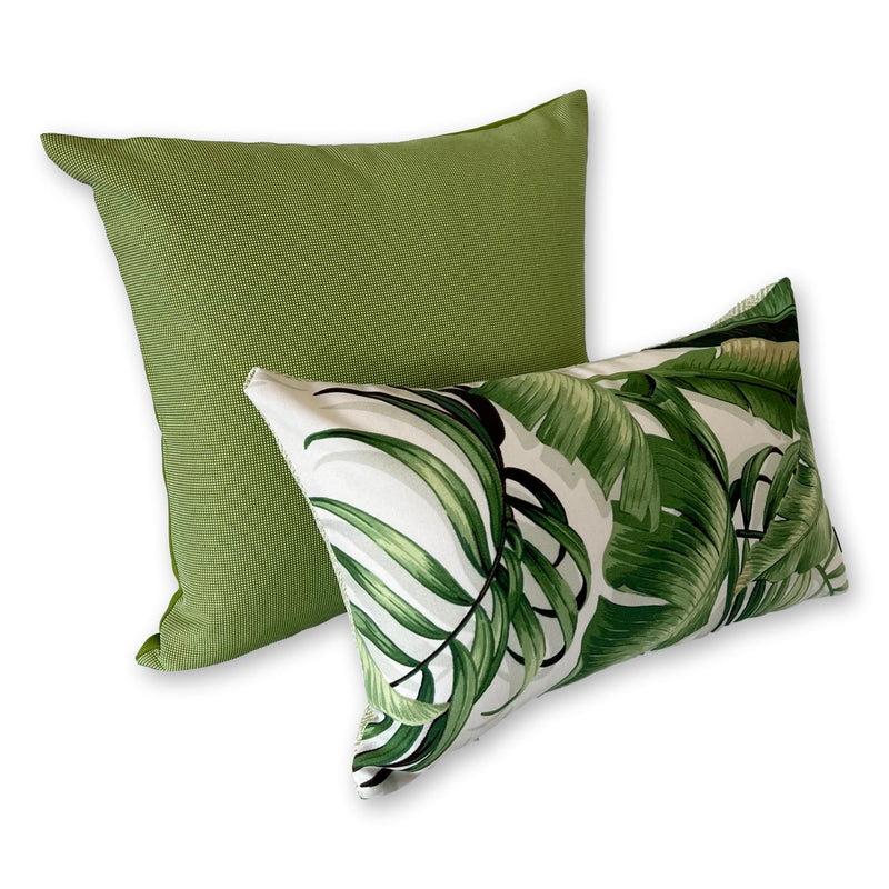 Palmiers Quay in Verde Lumbar Set