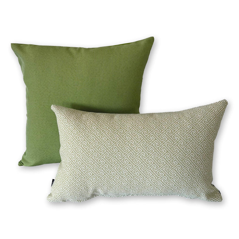 Palmiers Quay in Verde Lumbar Set