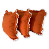 Sorrento in Papaya - Scalloped Outdoor Cushion