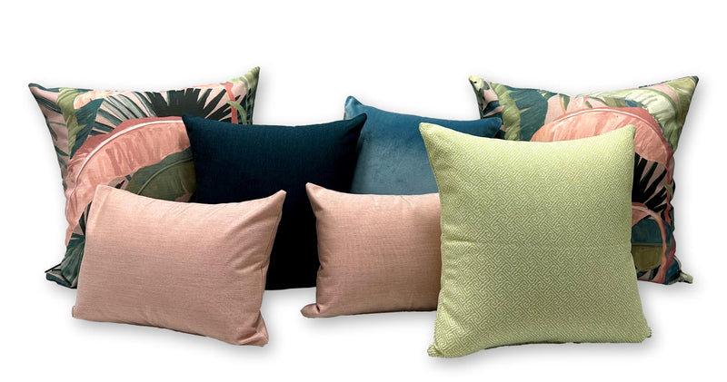 Sunbrella Cast in Laurel - Tropique Cushions