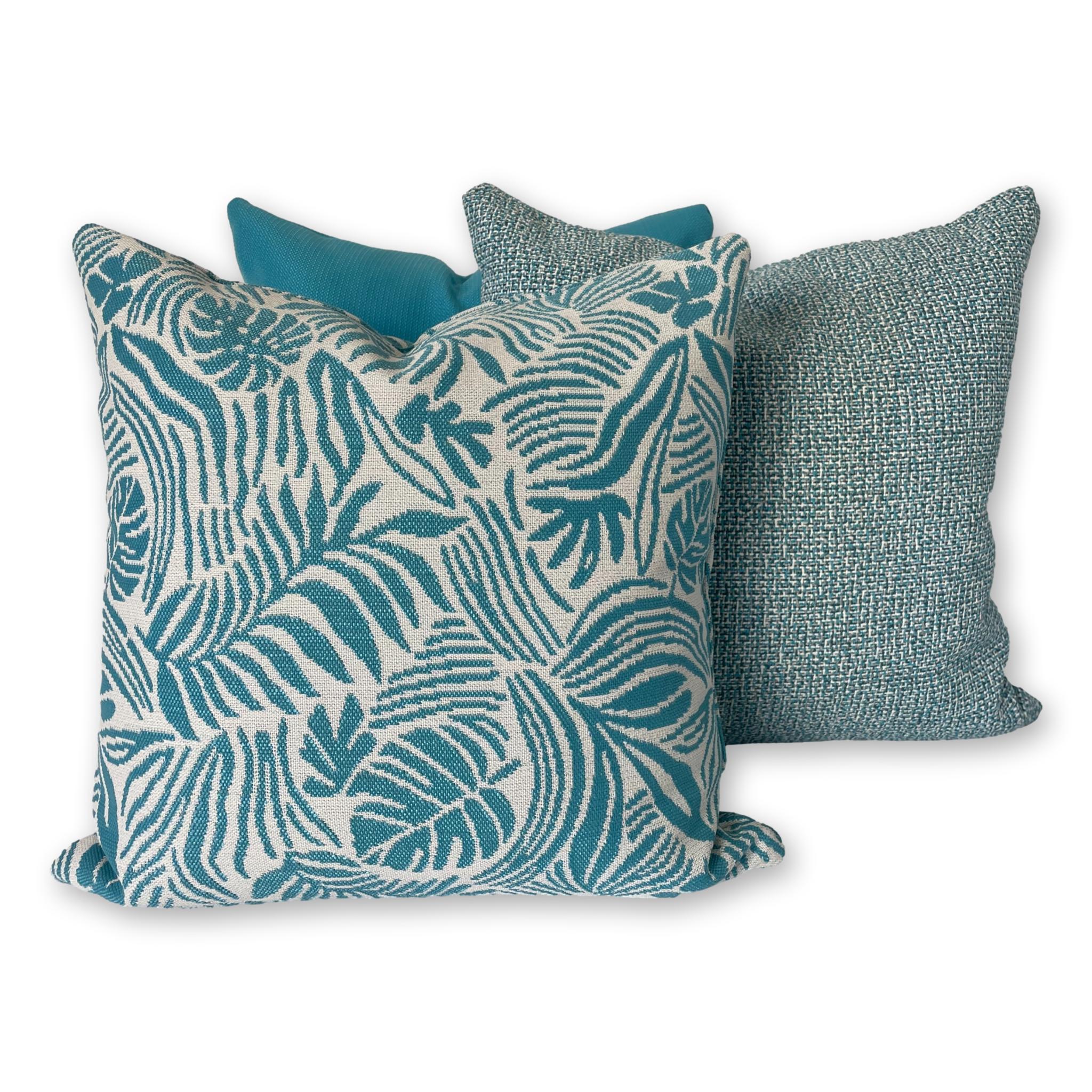 Tropical Leaf in Reef Set of 3 Covers