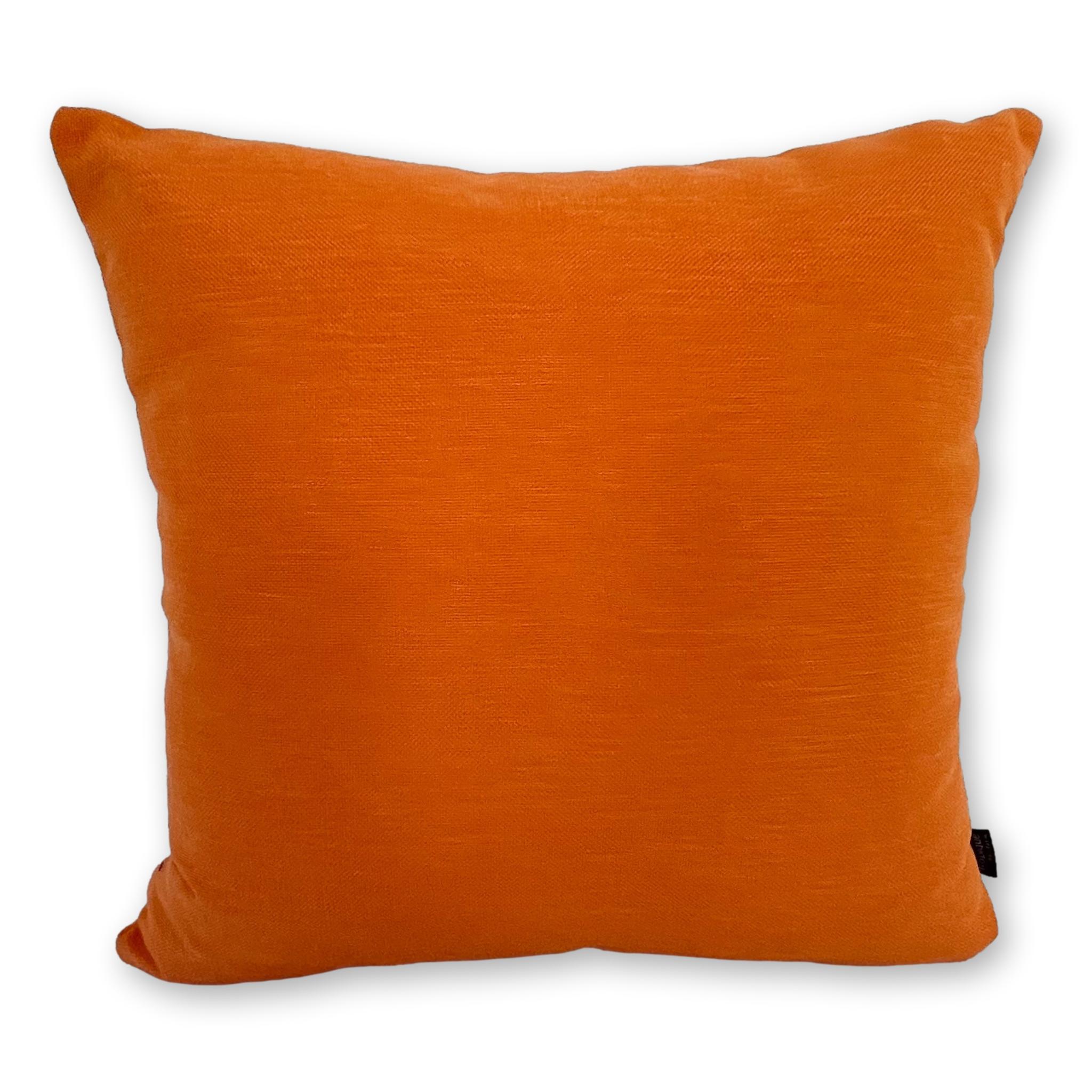 Tropical Leaf in Orange and Lomani Set of 2 Covers