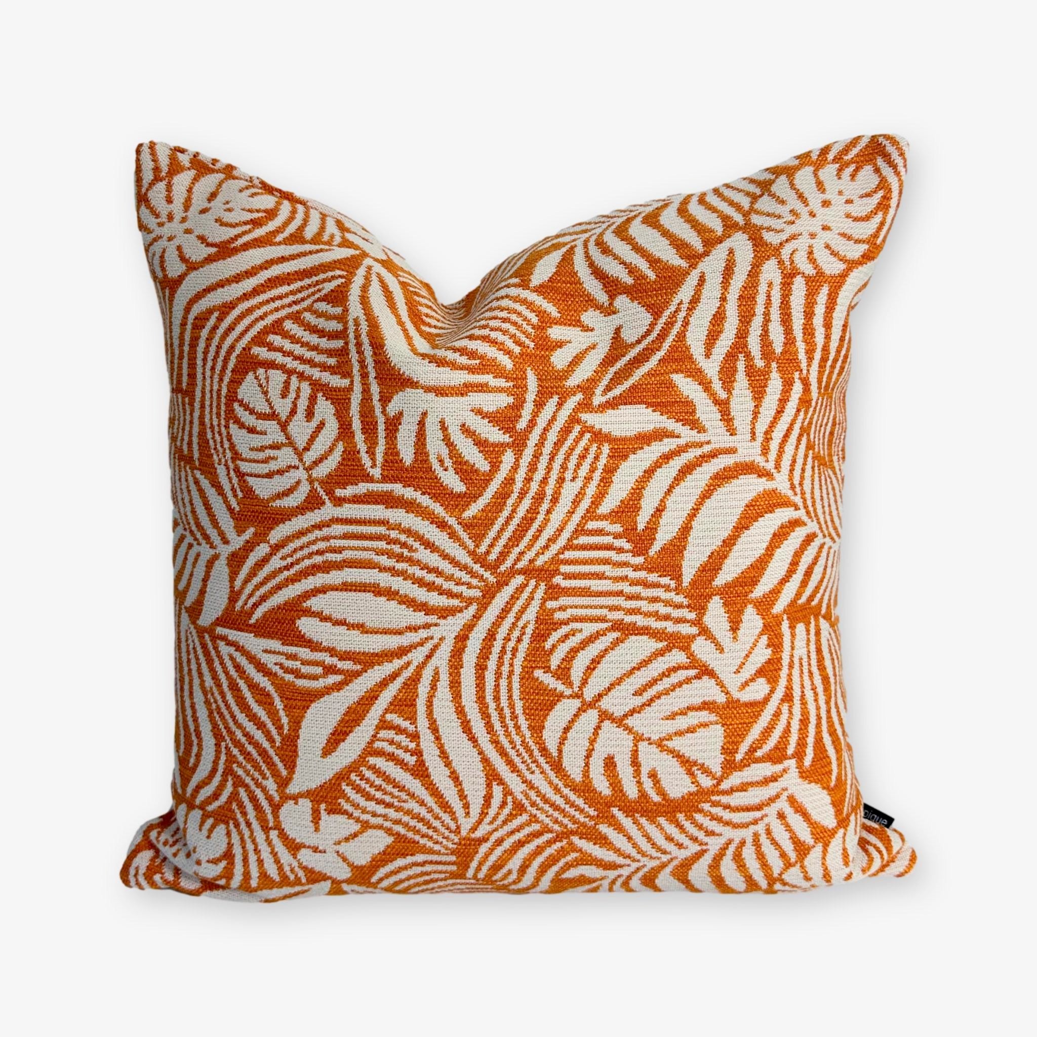 Tropical Leaf in Orange