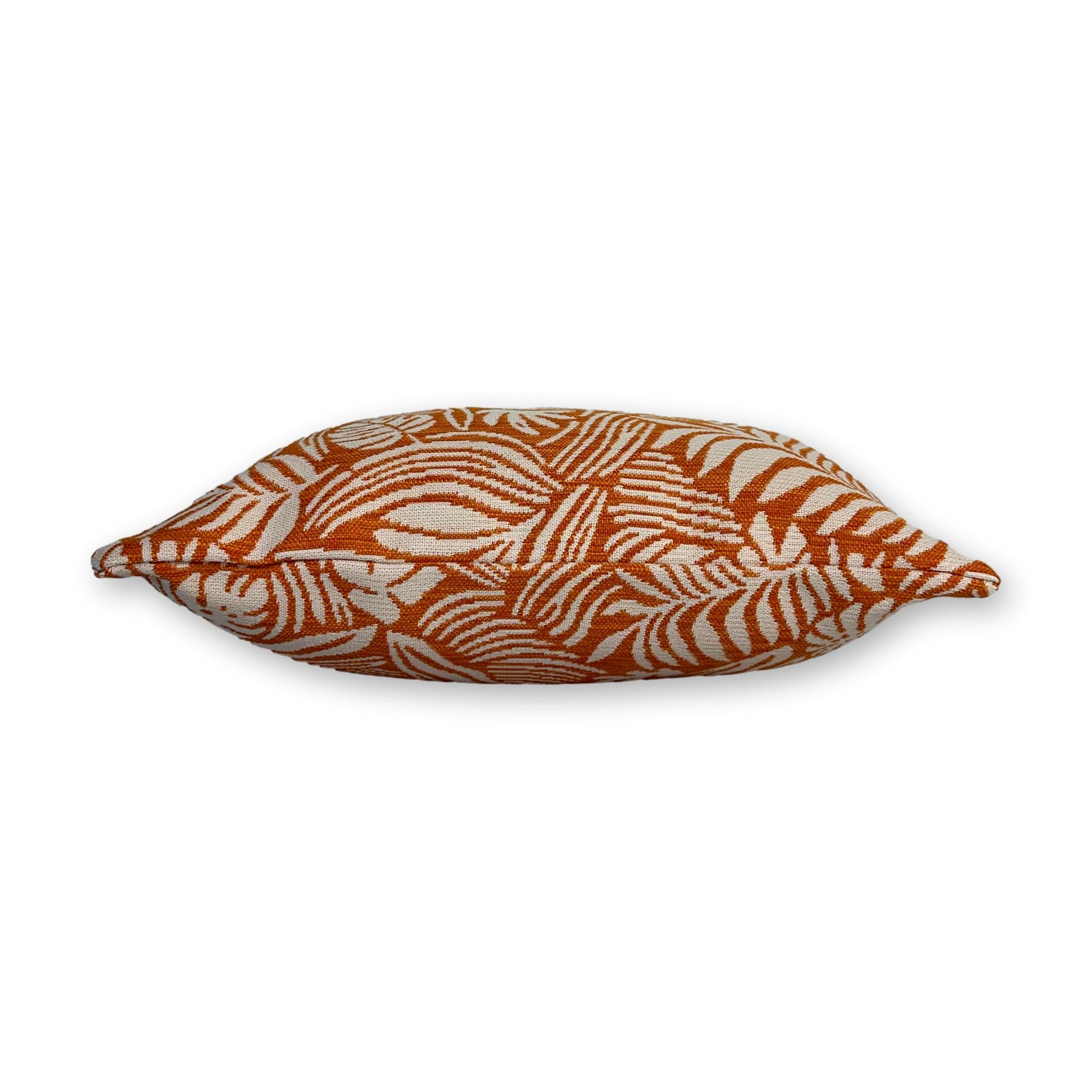 Tropical Leaf in Orange
