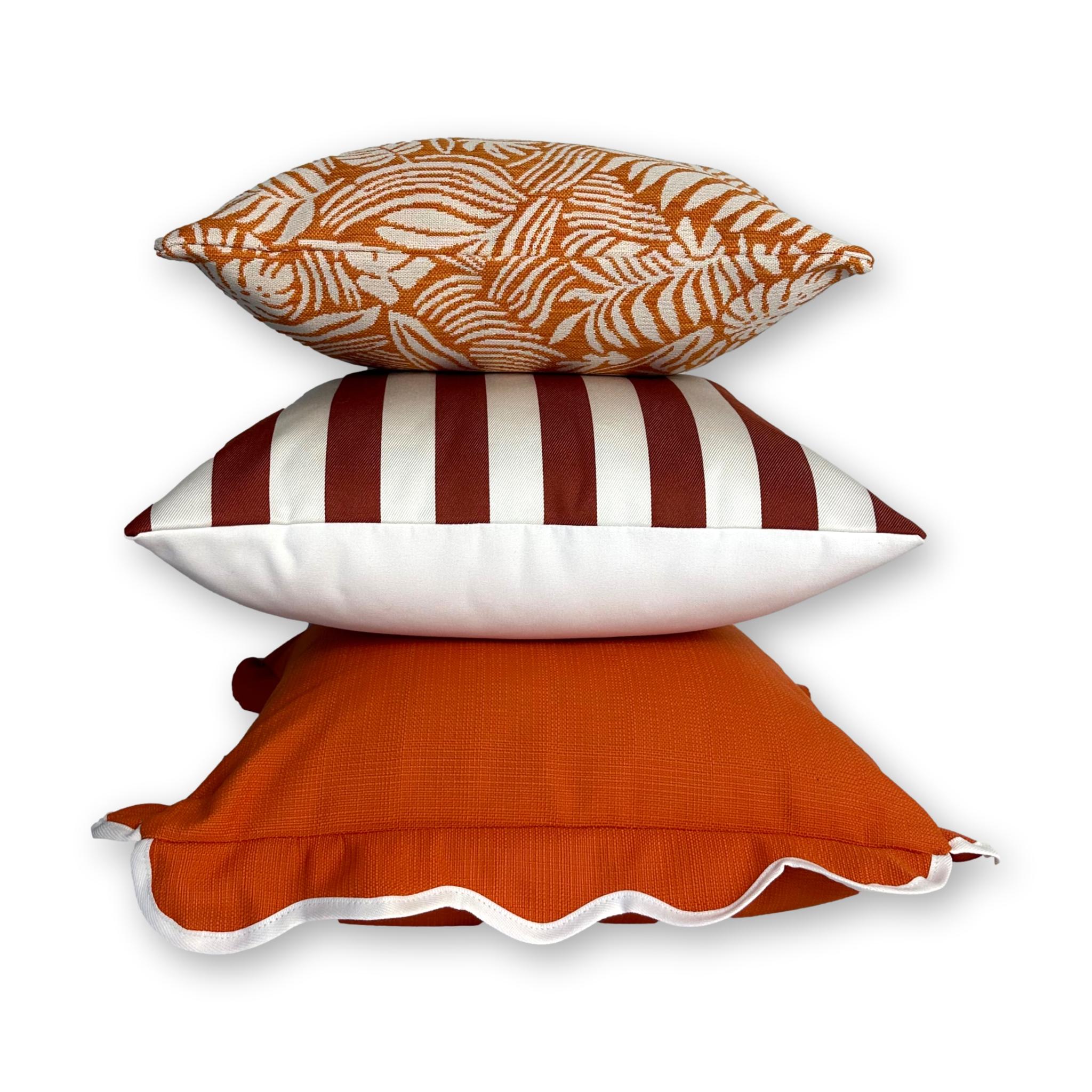 Tropical Leaf in Orange