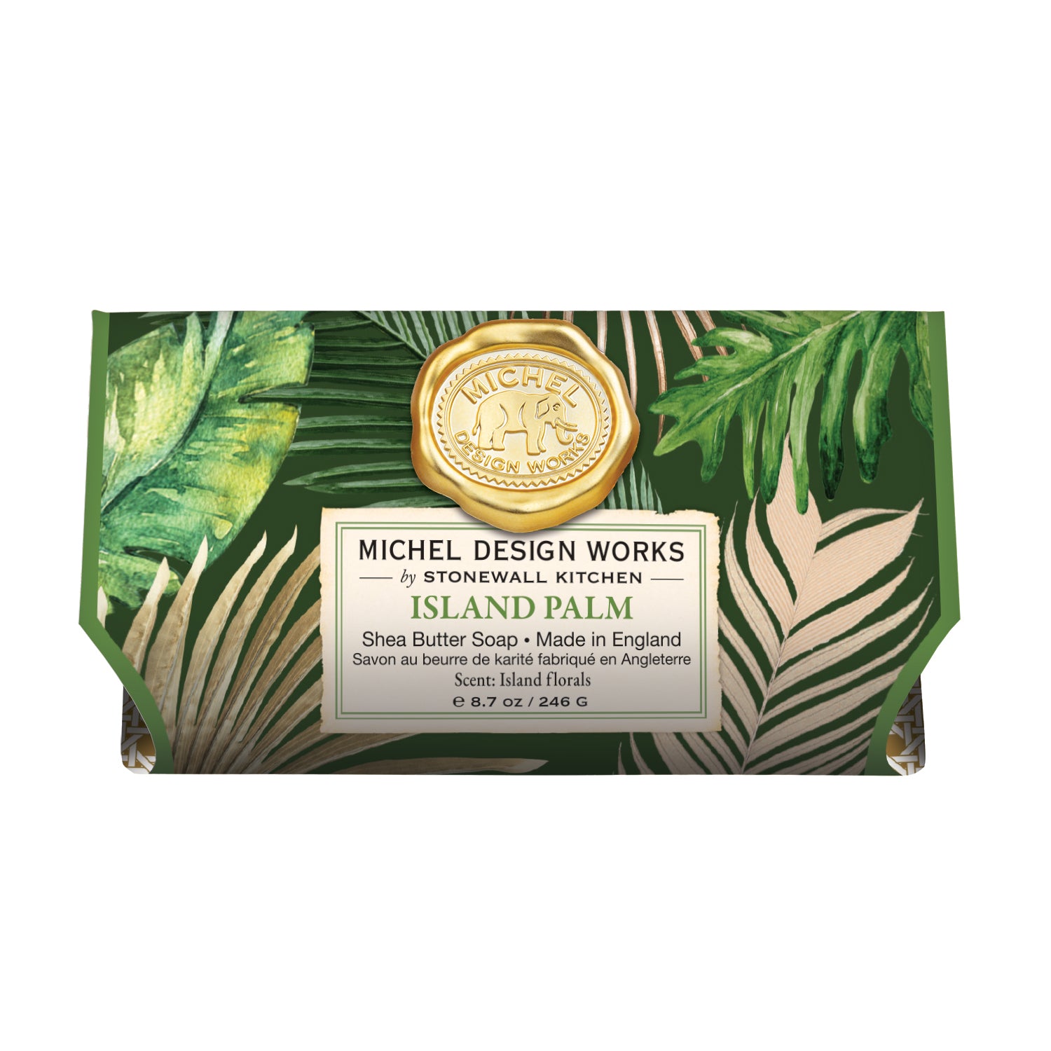 Soap Bar Large Island Palm
