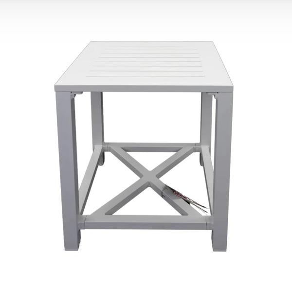 Shelta Bridgeport Side Table White