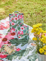 Insulated Picnic Bag in Daisy Green