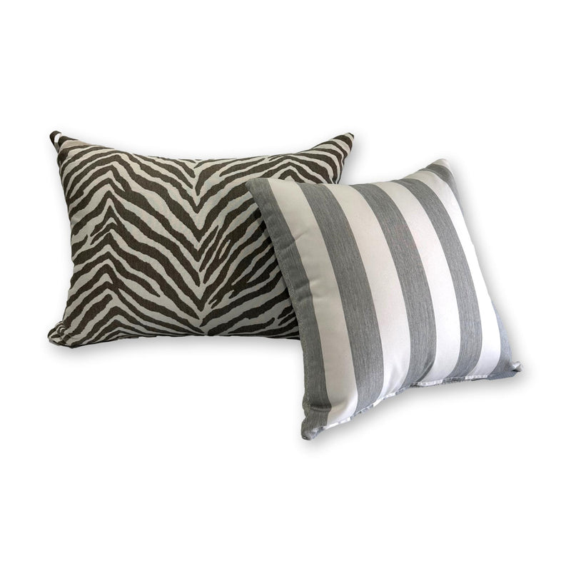 Spritz Stripe Grey & White