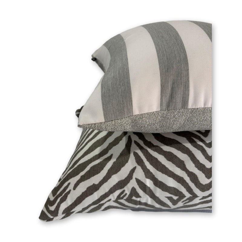 Spritz Stripe Grey & White