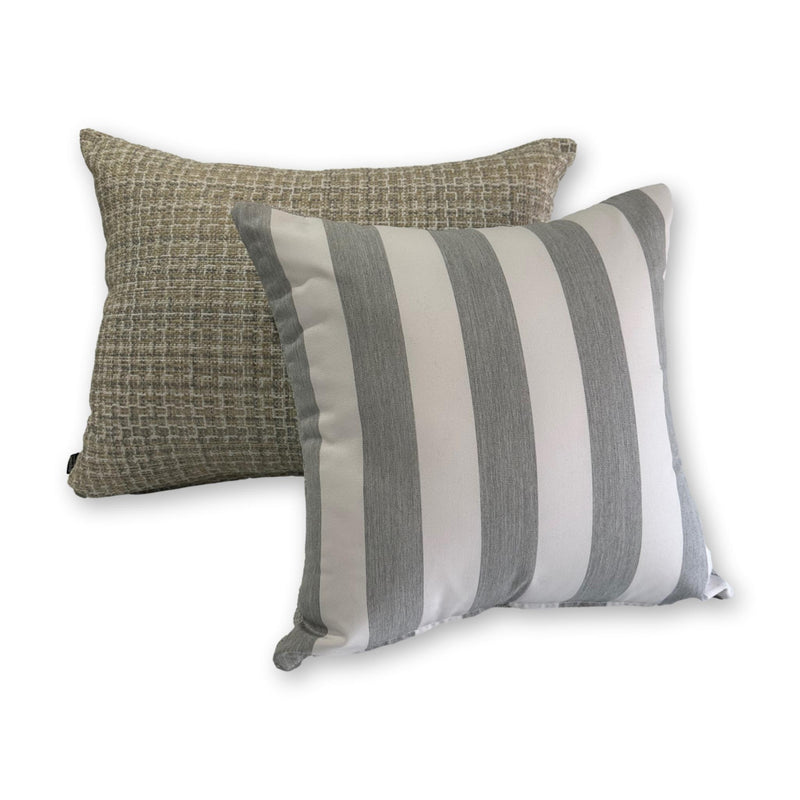 Spritz Stripe Grey & White