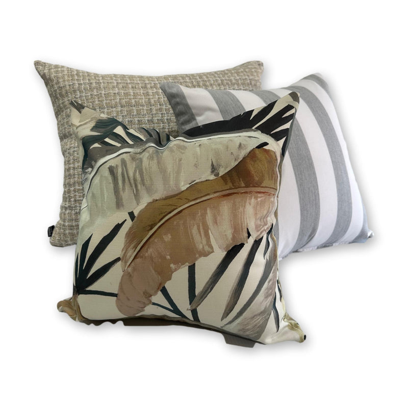 Spritz Stripe Grey & White
