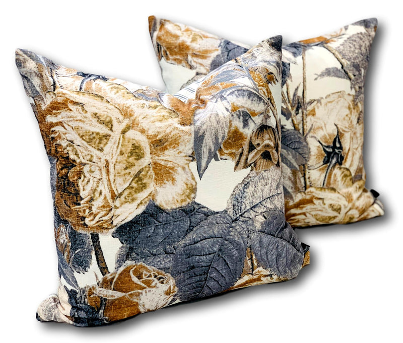 Botanique Pewter - Tropique Cushions