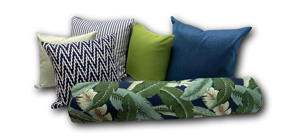 Daybed Bolster | Aloha Palm in Fern