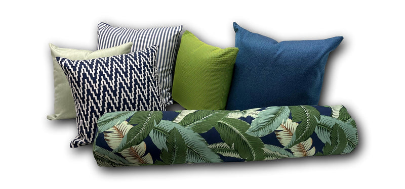Daybed Bolster | Aloha Palm in Fern