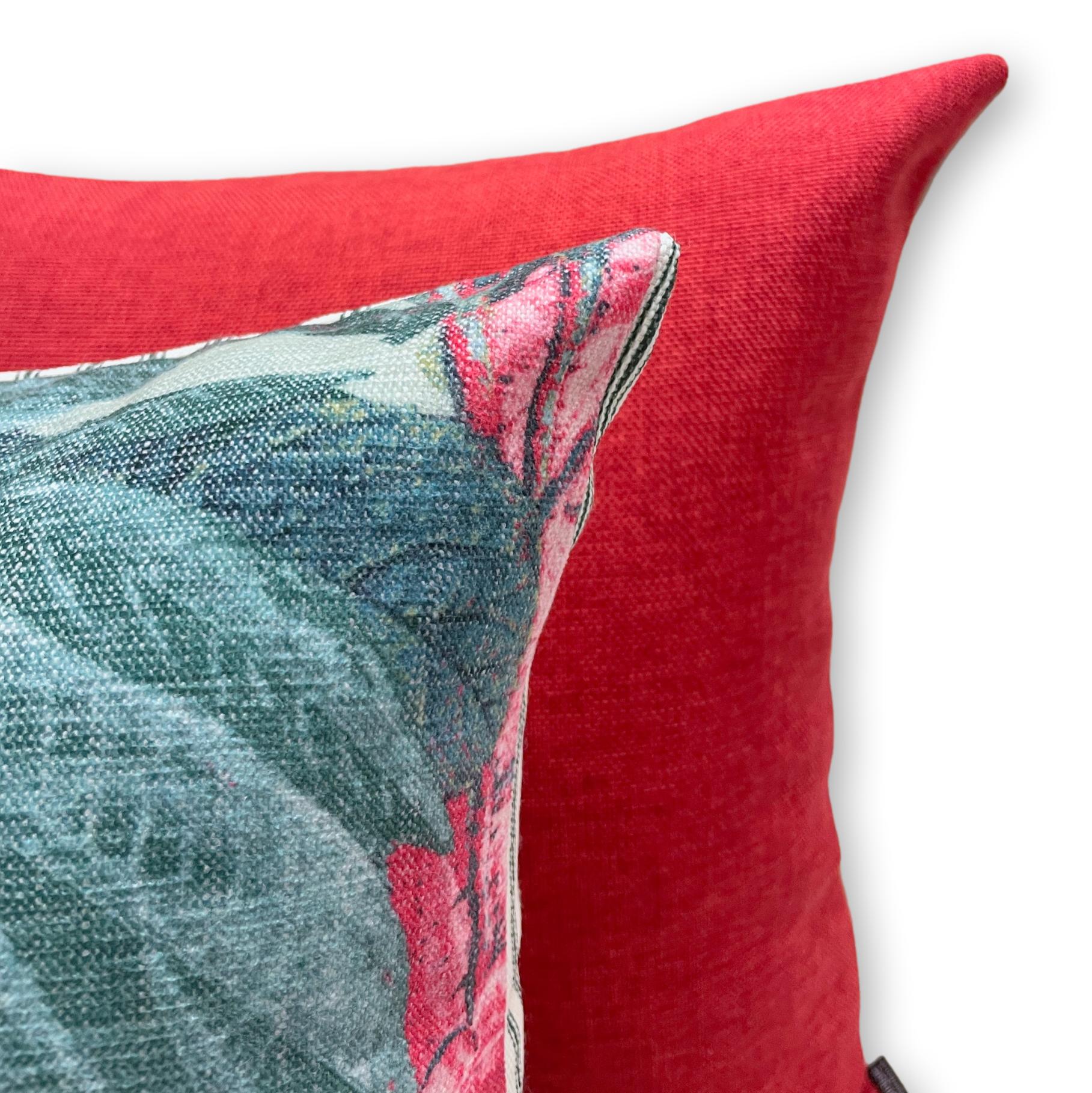 Botanical Red Set - Tropique Cushions