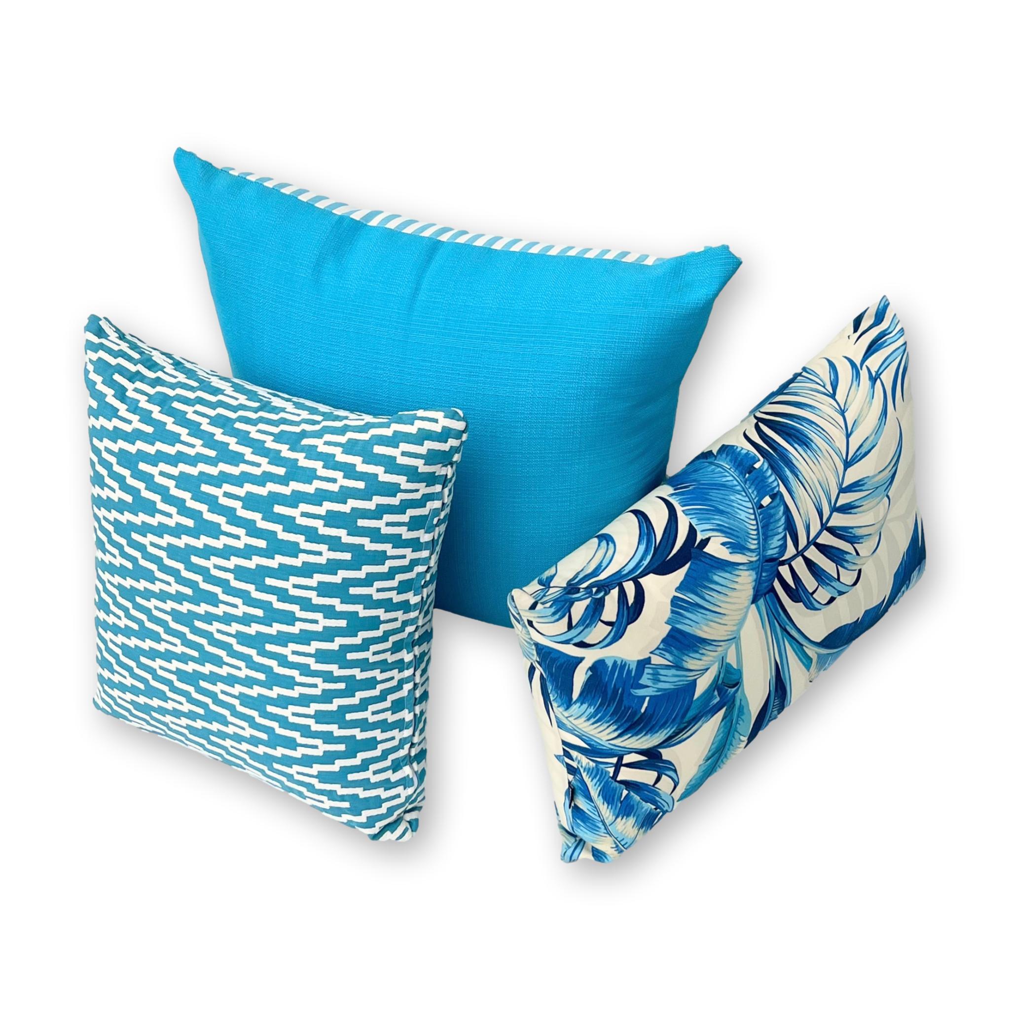 Palmiers in Marine - Tropique Cushions