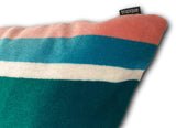 South Beach Stripe Outdoor Velvet Aqua