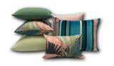 South Beach Stripe Outdoor Velvet Aqua