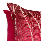 Palm Leaf in Peony - Tropique Cushions