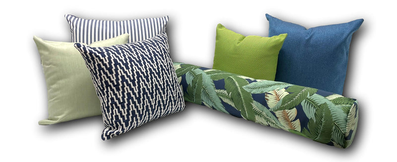 Daybed Bolster | Aloha Palm in Fern