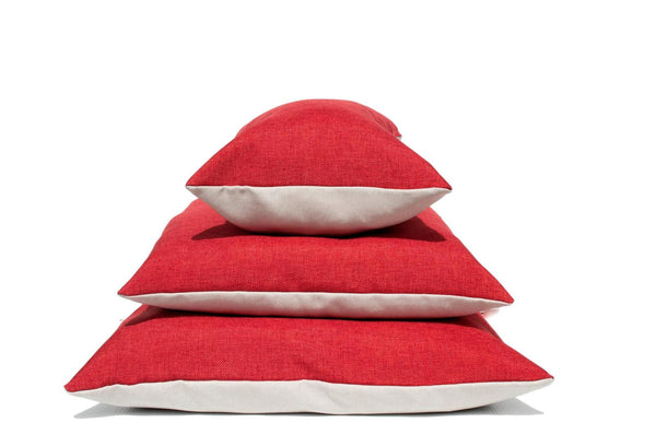 Coastal Drift in Red - Tropique Cushions