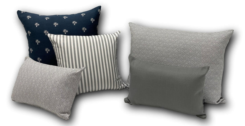 Quay in Gull - Tropique Cushions