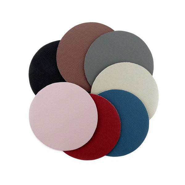 Faux Leather Coaster Set Decorator Collection - Tropique Cushions