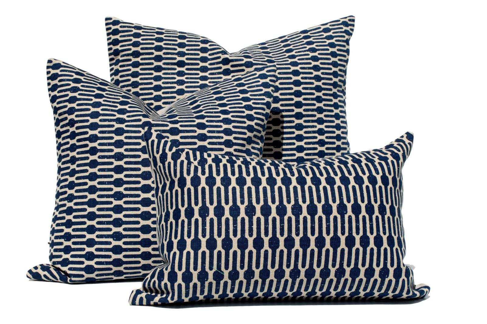 Dock in Navy - Tropique Cushions