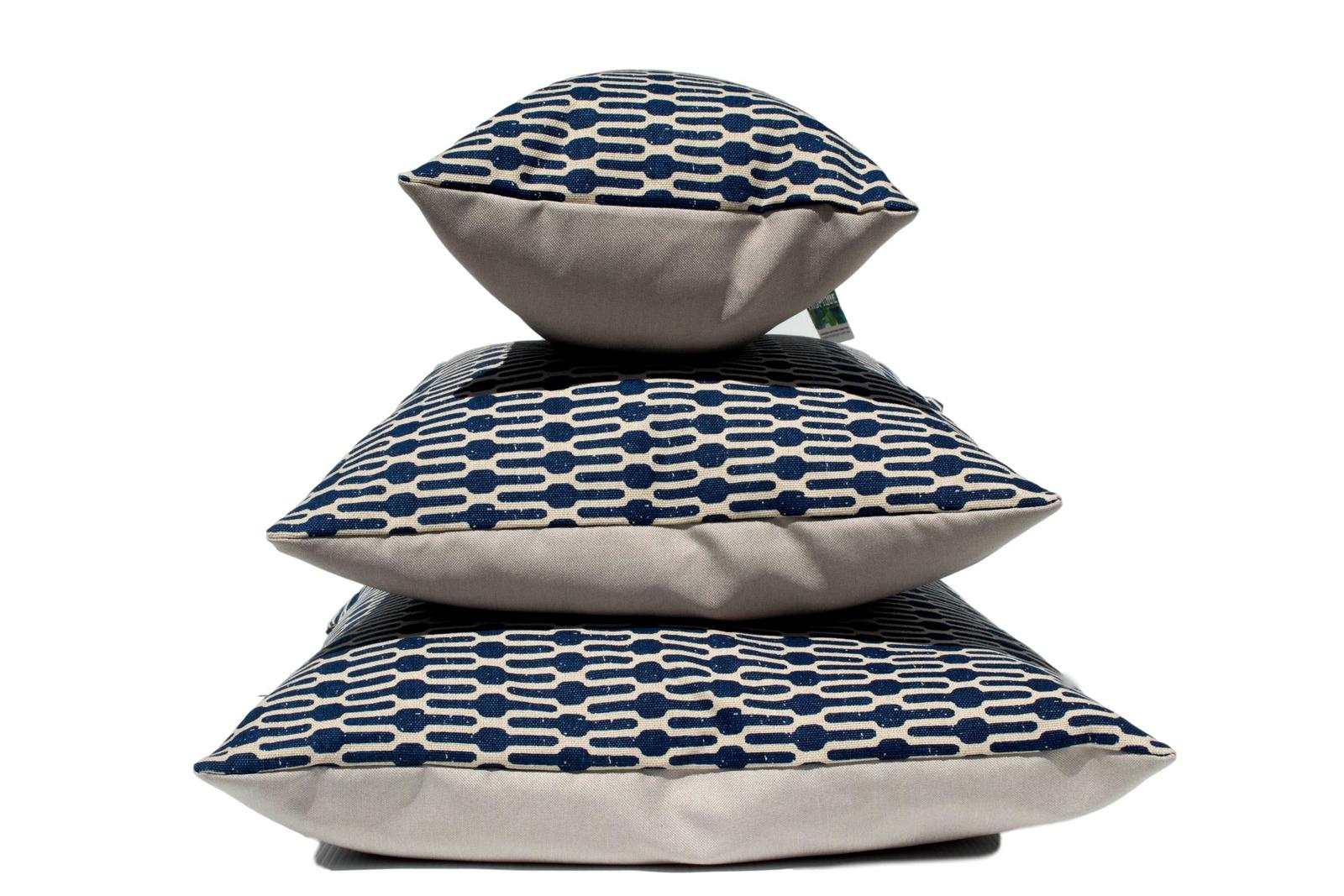 Dock in Navy - Tropique Cushions