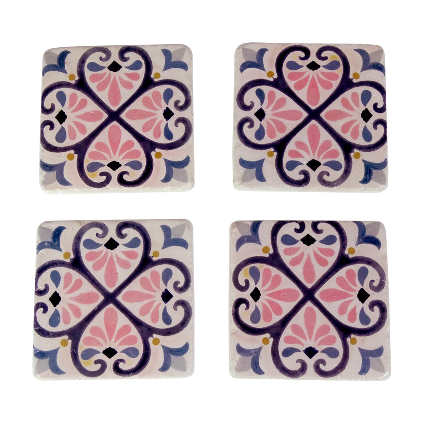 Coaster Set of 4 Evelyn