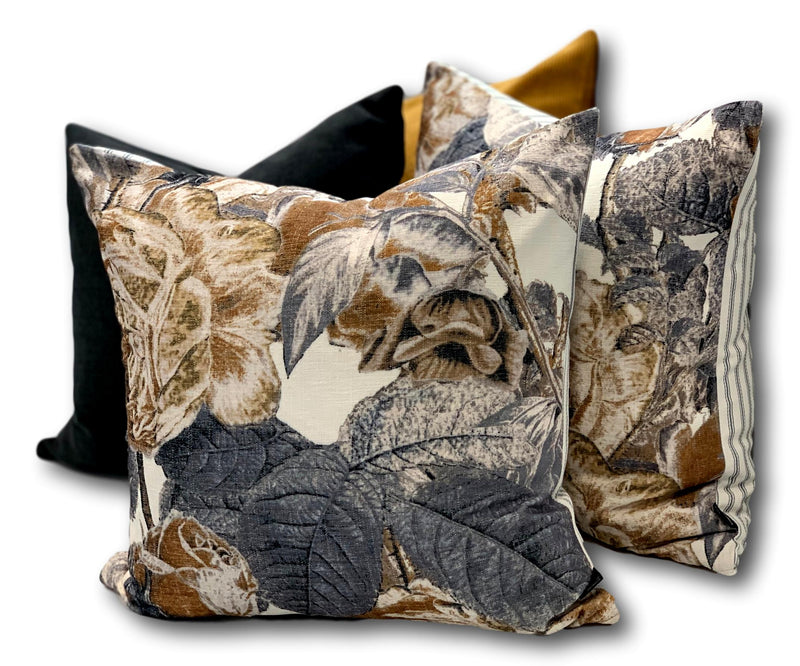 Botanique Pewter - Tropique Cushions