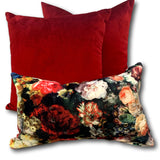 Boheme in Scarlet 1 x 60cm Left! - Tropique Cushions