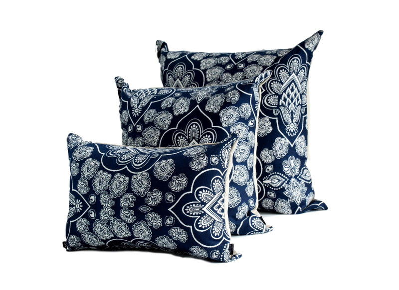 Henna Paisley in Broadwater - Made to Order! - Tropique Cushions