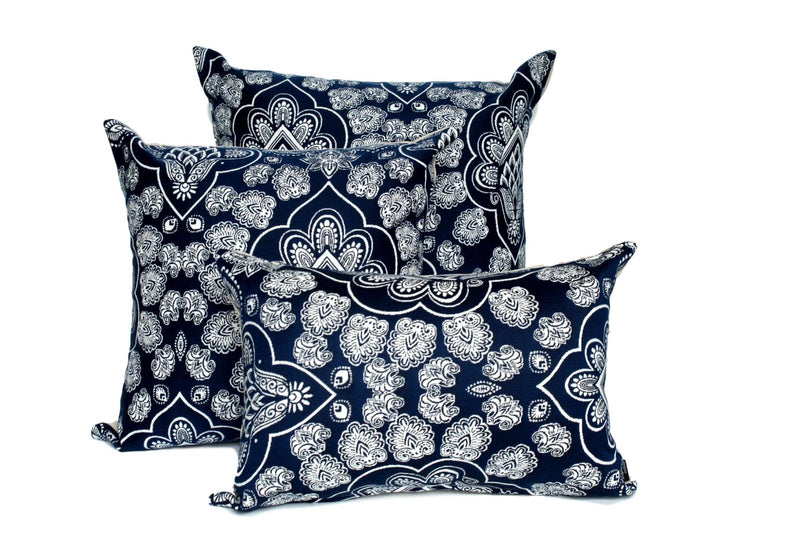 Henna Paisley in Broadwater - Made to Order! - Tropique Cushions