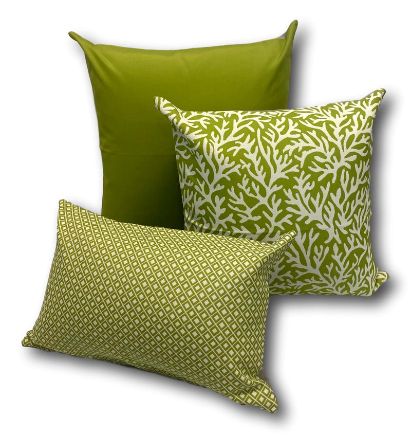 Feelgood Sea Fern & Diamonds Set - 1 Only - Tropique Cushions
